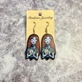 thumbnail image 7 of Halloween Earrings for Women,Cute Cartoon Bride Ghost Acrylic Halloween Earrings,Creative Jewelry for Halloween Party Horror Exaggeration Earrings,Couples Gift Ideas, 7 of 7