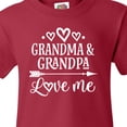 thumbnail image 4 of Inktastic Grandma Grandpa Love Me Grandchild Youth T-Shirt, 4 of 5
