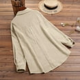 thumbnail image 5 of ZANZEA Women's Fashion Long Sleeved Shirts Corduroy Blouse Casual Loose Tops, 5 of 10