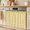 Yellow, variant on Yellow Stripes Oven Curtain Skirt Farmhouse Rustic Yellow White Check Stove Cover Skirt Tie Top Kitchen Decorative Stove Curtain with Ribbon Ties for Dishwasher Cabinet 32"x24"