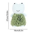 thumbnail image 3 of Wild Animals Chenille Hanging Towel,Ultra Soft Absorbent Fast-Drying Fuzzy Hand Towel,Machine Washable,Cute Fuzzy for Bathroom,Kitchen,Home Decor, 3 of 6