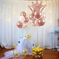 thumbnail image 5 of Birthday Decorations -Rose Gold Number Balloon & Crown Balloon, Confetti Balloons,Birthday Supplies, 5 of 5