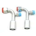 thumbnail image 1 of AC Fitting #8 and #10 Female Oring Beadlock 90 Degree with R134a pressure valve, 1 of 7