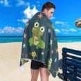 thumbnail image 5 of Coolnut Cute Frog Beach Towel, Fast Drying Extra Large Sand Free Lightweight Beach Towel Blanket for Swimming,Camping,Picnic,Yoga Gym Sports,31"x71", 5 of 6