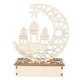 thumbnail image 1 of Moon Gifts Ramadan Ornaments Eid Lights Ramadan Mubarak Decorative Lights Wood Eid Mubarak Decorations, 1 of 3