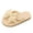 Yellow, variant on Women's Beach Platform Flip Flops Bohemian Flower Lace Bow Memory Foam Dress Slip on Sandals Bride Wedding Casual Flat Thongs Slides Summer Slippers White Size 8