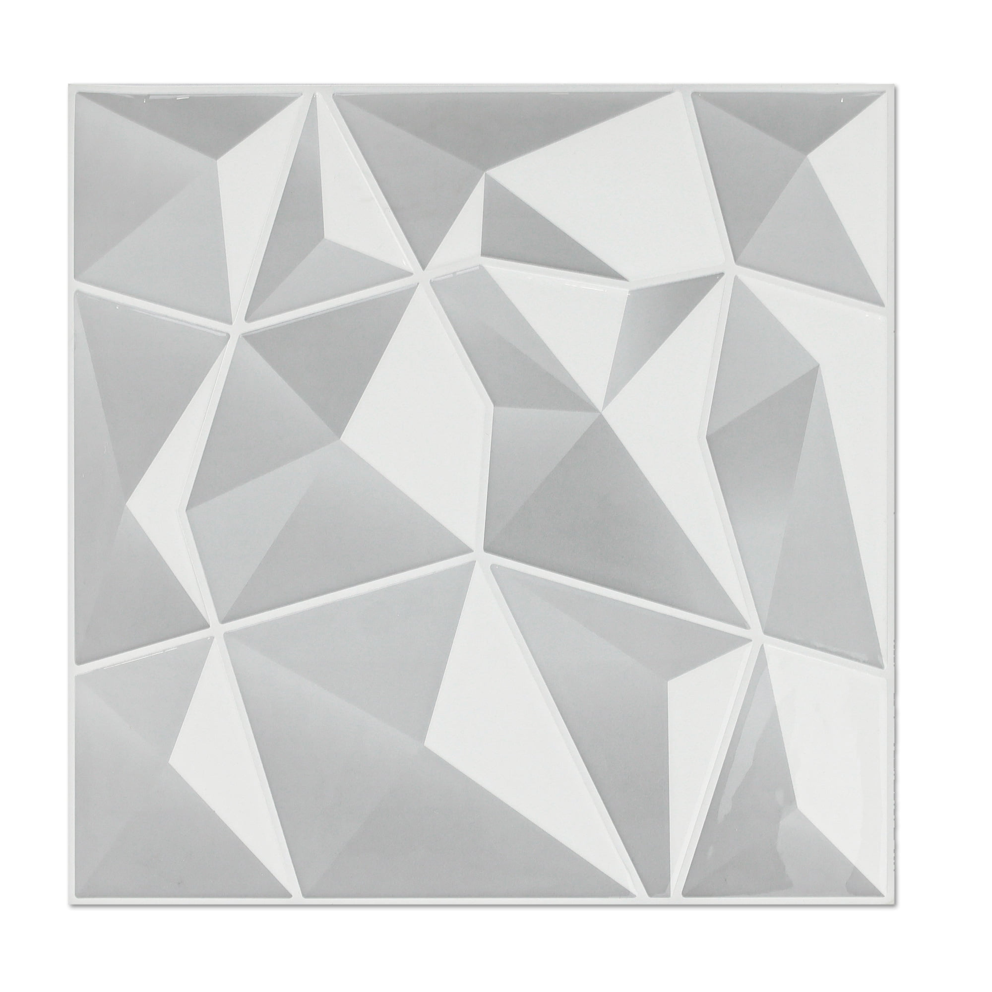 White Kitchen Backsplash Tile 12"x12" Peel and Stick Tile Backsplash