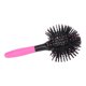 thumbnail image 4 of Peine de pelo de bola redonda de 360 grados, peine de pelo rizado 3D resistente a altas temperaturas para cabello húmedo y seco, 4 of 12
