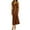 Coffee, variant on Women's Backless Satin Midi Dress Beach Wedding Guest Dress Resort Vacation Elegance Adjustable Spaghetti Strap Cowl Neck Tie Back Ruched Bodycon Summer Dress White S