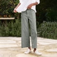 thumbnail image 4 of Womens Wide Leg Sweatpants Wide Leg Cargo Pants for Women Plus Size Wide Leg Pants for Women Work Pants Women Stretch Women Work Pants Plus Size Cargo Pants for Women, 4 of 5
