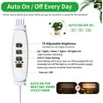 thumbnail image 2 of LED Grow Light Strips Full Spectrum Plant Growing Lights for Indoor Plants K LEDs Plant Lamp with H Timer Dimmable Levels Head es, 2 of 7