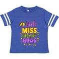 thumbnail image 3 of Inktastic Little Miss Mardi Gras with Crown and Dots Girls Toddler T-Shirt, 3 of 5