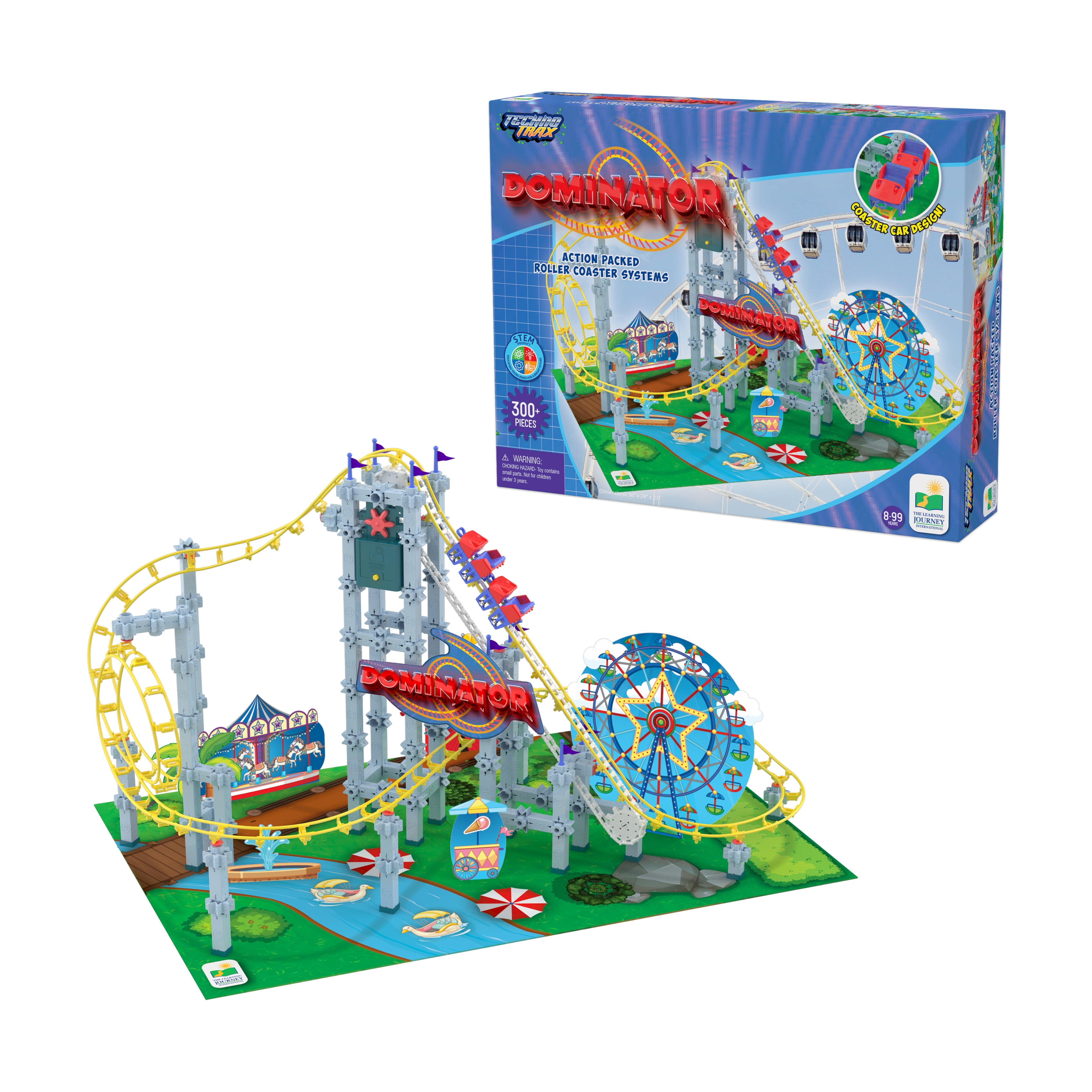 The Learning Journey Techno Trax Dominator - Montagne Russe Con Oltre 300 Pezzi - Set Costruzioni STEM - 4