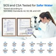 thumbnail image 4 of Waterdrop G2P600 Reverse Osmosis System, TDS Reduction, 7 Stage Water Filtration, NSF/ANSI 372 Certified, 600 GPD Tankless RO Water Filter System, Under Sink, 2:1 Pure to Drain with ONE  Pitcher, 4 of 9