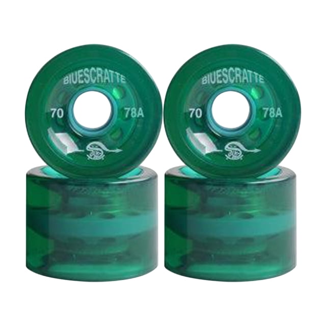 4 Pcs Roues de Planche à Roulettes 70 x 51 mm Ensemble de Roues de Longboard 78A Roue Coussin en PU pour Remplacement de Roue de Planche Longue