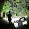 thumbnail image 1 of TIMIFIS Flashlight Lampe de Poche en Plastique Solaire d'Extérieur Rechargeable Portable Lanterne Projecteur Multifonction Réglable USB Lumière Rouge Camping et Randonnée, 1 of 7
