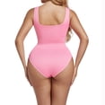 thumbnail image 4 of Kaemgyyd Bodysuit for Women Shapewear Seamless Tops One-Piece Solid Color Suits Stretchy Slim Activewear, 4 of 4