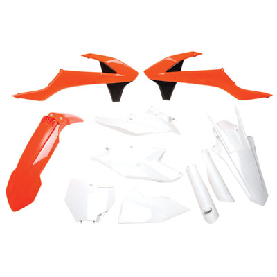 Acerbis Full Plastic Kit Black for KTM 250 XC-F 2016-2018 Acerbis Full Plastic Kit Black for KTM 250 XC-F 2016-2018