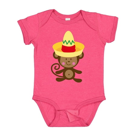

Inktastic Cinco De Mayo Monkey Gift Baby Boy or Baby Girl Bodysuit