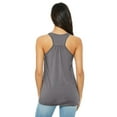 thumbnail image 2 of Bella Ladies Flowy Racerback Tank, 2XL, Storm, 2 of 3