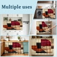 thumbnail image 6 of Sink Skirt 10"W x 11"L, Dustproof Under Sink Curtain Skirt for Bathroom Kitchen, Adhesive Short Vanity Curtains Cover for Laundry Room Closet Shoe Rack, 6 of 8