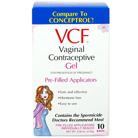 VCF Vaginal Contraceptive Pre-Filled Gel Applicators - 10 (List Of Best Birth Control Pills)