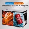 thumbnail image 2 of Extra Large Insulated Food Delivery Bag, Hot & Cold Meal Carrier Bag, Catering/Doordash Pizza Warmer, Grocery Tote, Cooler Bag, 2 of 7