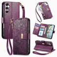 thumbnail image 4 of Flip Case for FOXDOCK Samsung Galaxy A16 Wallet Function Floral Embossed Gift Choice Full Protection Kickstand Viewing, 4 of 6