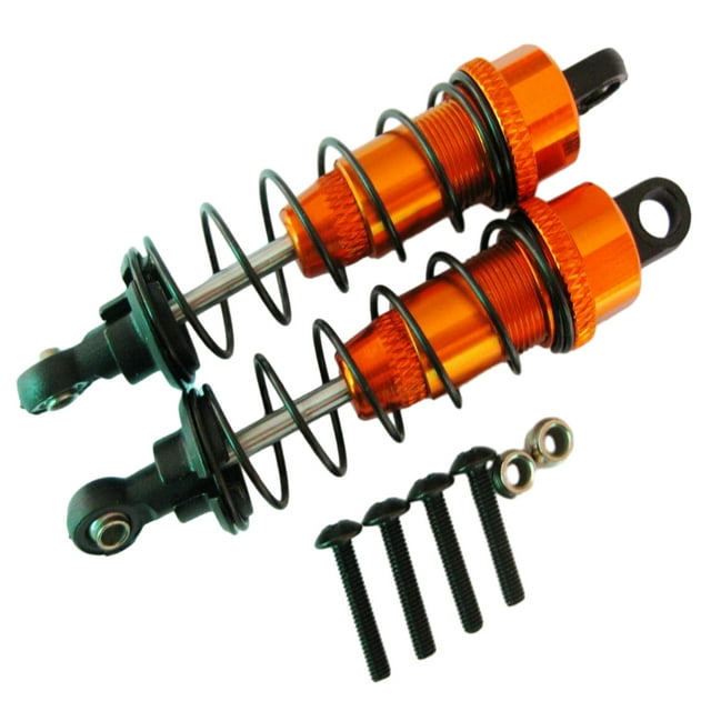 RCGOFOLLOW Front Shock Absorber RC Car Part Threaded Rc Front Shock Absorber For 1/10 WLtoys K949 10428 Crawler Orange