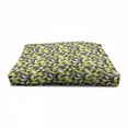 thumbnail image 3 of Grey and Yellow Pet House, 3D Print Inspired Modern Geometrical Boxes Cubes Image, Outdoor & Indoor Portable Dog Kennel with Pillow and Cover, 5 Sizes, Mustard Yellow, by Ambesonne, 3 of 4