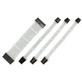 thumbnail image 1 of Cable de alimentación de extensión Injueey con Conectores flexibles material Nylon color blanco, 1 of 6