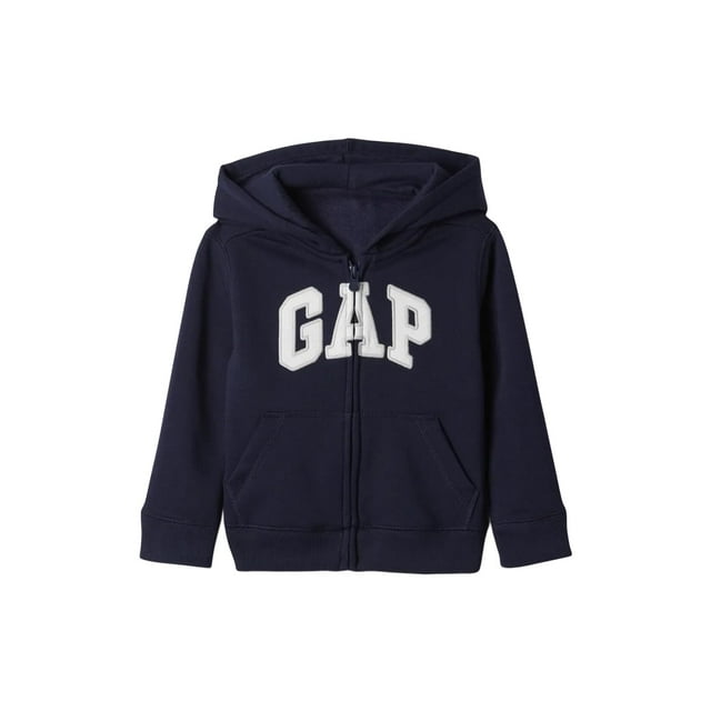 Sudadera con Capucha y Cierre Completo GAP Logo Navy para Niño de 3 Años