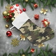 thumbnail image 6 of GZHJMY Christmas Stocking, Personalized Camoouflage Large Candy Stocking Hanging Gift, 2 PCS Xmas Stockings Decoration for Family Holiday Party Ornaments Decor Fireplace, 6 of 7