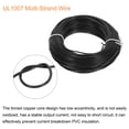 thumbnail image 4 of UL1007 26AWG Gauge Stranded Hook-Up Wires, Electrical Wire Tinned Copper Wire 30m/100ft Black, 4 of 6