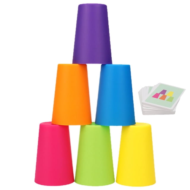 Vasos Apilables VentDepot ApileCups 1Pza 7x10cm Plástico ABS Multicolor