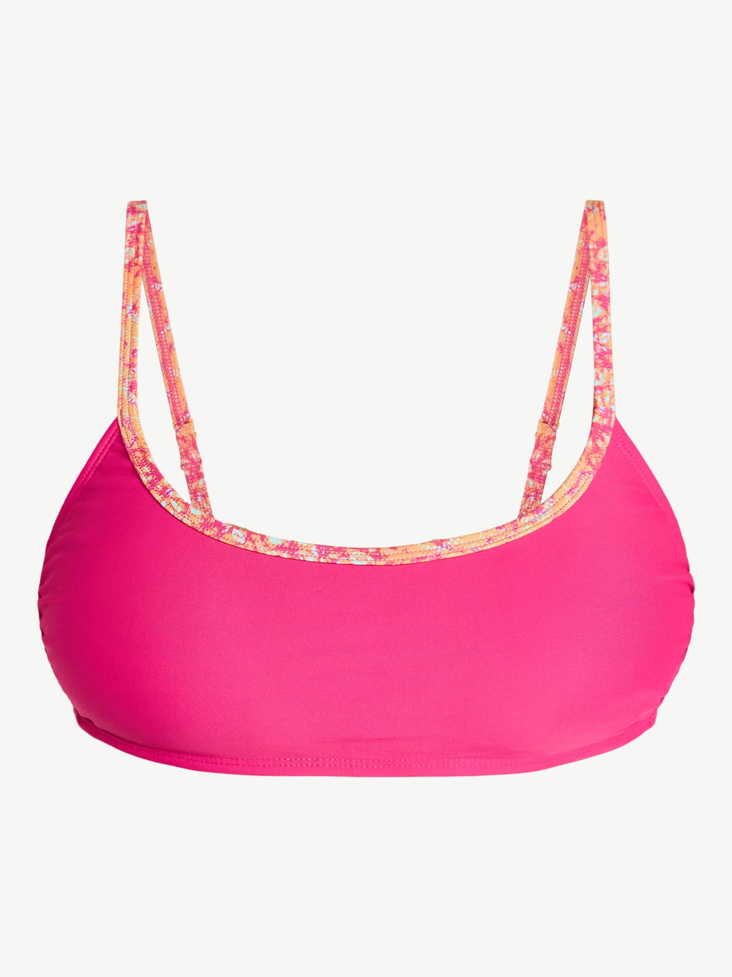 No Boundaries Ohana Bralette Bikini Top, Women's XXS-XXL