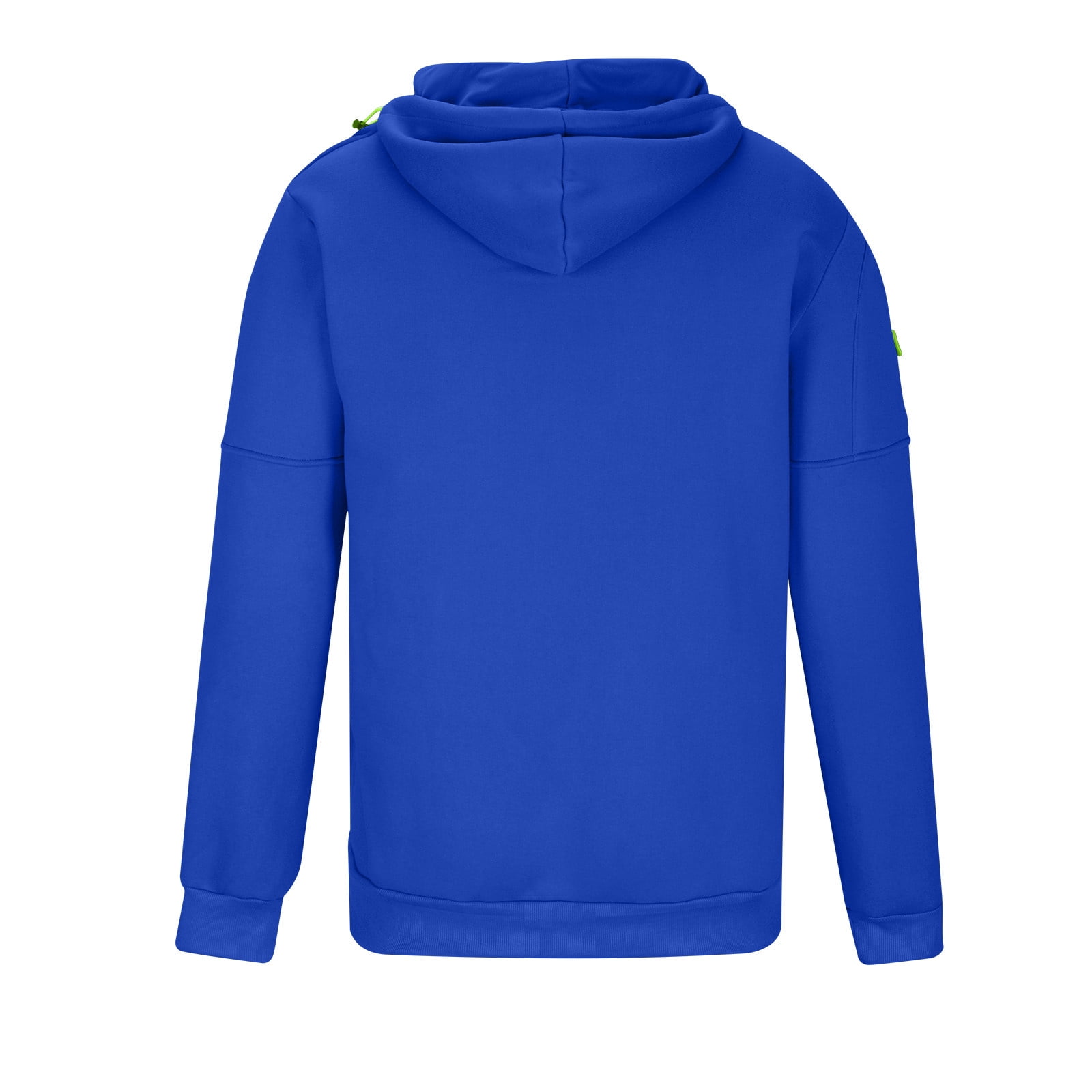 IYTR Men's Full Zip Up Hoodie Jacket with Zipper Pockets Sweatshirt Long Sleeve Hooded Coat Outwear Blue XXL
