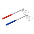 thumbnail image 1 of Unique Bargains 3.3ft Telescopic Handheld Flagpoles Tour Guide Flag Pole with Clips for Teaching Red, Blue, 2 Pack, 1 of 7
