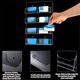 thumbnail image 3 of Acrylic Business Card Holder Wall Mount Clear Sticker Display Rack, 3 of 5