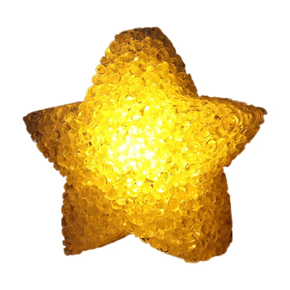 Star Shape Nightlight Plastic Lamp Light up Party Concert Cheer Prop for Kids Girls Birthday Christmas Gifts