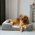 thumbnail image 2 of Laifug Large Orthopedics Memory Foam Dog Bed | Dog Sofa with Waterproof Liner & Washable Cover (Light), 2 of 8