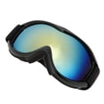 thumbnail image 2 of Gafas de esquí negras antivaho de doble capa con protección UV y resistentes al viento para aventuras seguras en deportes de nieve, 2 of 8