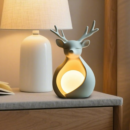 Animal-Shaped Nursery Night Light-Baby/kid-friendly style night light with animal designs ideal for nurseries Nordic style animal night light ornaments blue Animal-Shaped Nursery Night Light-Baby/kid-friendly style night light with animal designs ideal for nurseries Nordic style animal night light ornaments blue