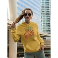 thumbnail image 2 of Hand Drawn Graffiti Hoodie Women -Image by Shutterstock, Female 3X-Large, 2 of 4