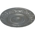 thumbnail image 3 of Ekena Millwork 20 7/8"OD x 1 1/4"P Biddix Ceiling Medallion (Fits Canopies up to 7 1/2"), Hand-Painted Platinum, 3 of 7