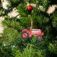 thumbnail image 4 of Festive Garden Hanging Ornament – Resin Christmas Tree Tractor Craft Pendant for Holiday and Display, 4 of 6