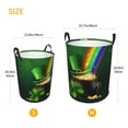 thumbnail image 5 of Balery St. Patrick's Day4 Round Laundry Basket with Handles Waterproof Freestanding Laundry Hamper for Clothes Toys in the Dorm and Family-Medium, 5 of 8