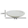 thumbnail image 4 of Pack Of 5 Ceramic Yukino Hana Collection Porcelain Round Dinner Plates 8.75" D, 4 of 11