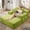 Green, variant on S-HOME Plush Corduroy Chaise Lounge Sofa Bed With High Rebound Foam Cushion, Extra-Wide Armrests 3 Pillows for Modern  Living Rooms Apartments, Purple