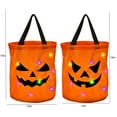 thumbnail image 3 of Halloween Goodie Bags Clearance 2Pcs LED Halloween Candy Bags Up Halloween Party Bags Halloween Bags Up Candy Bags Multipurpose Reusable Bucket for Kids Halloween Supplies Favors, 3 of 9